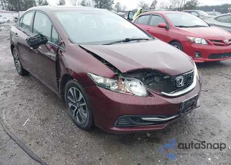 2015 Honda Civic Ex from USA, damaged, VIN 19XFB2F86FE224483